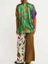 'Qadira' Multicolour Print Button Up Shirt and Pants Set - Celes Fashion